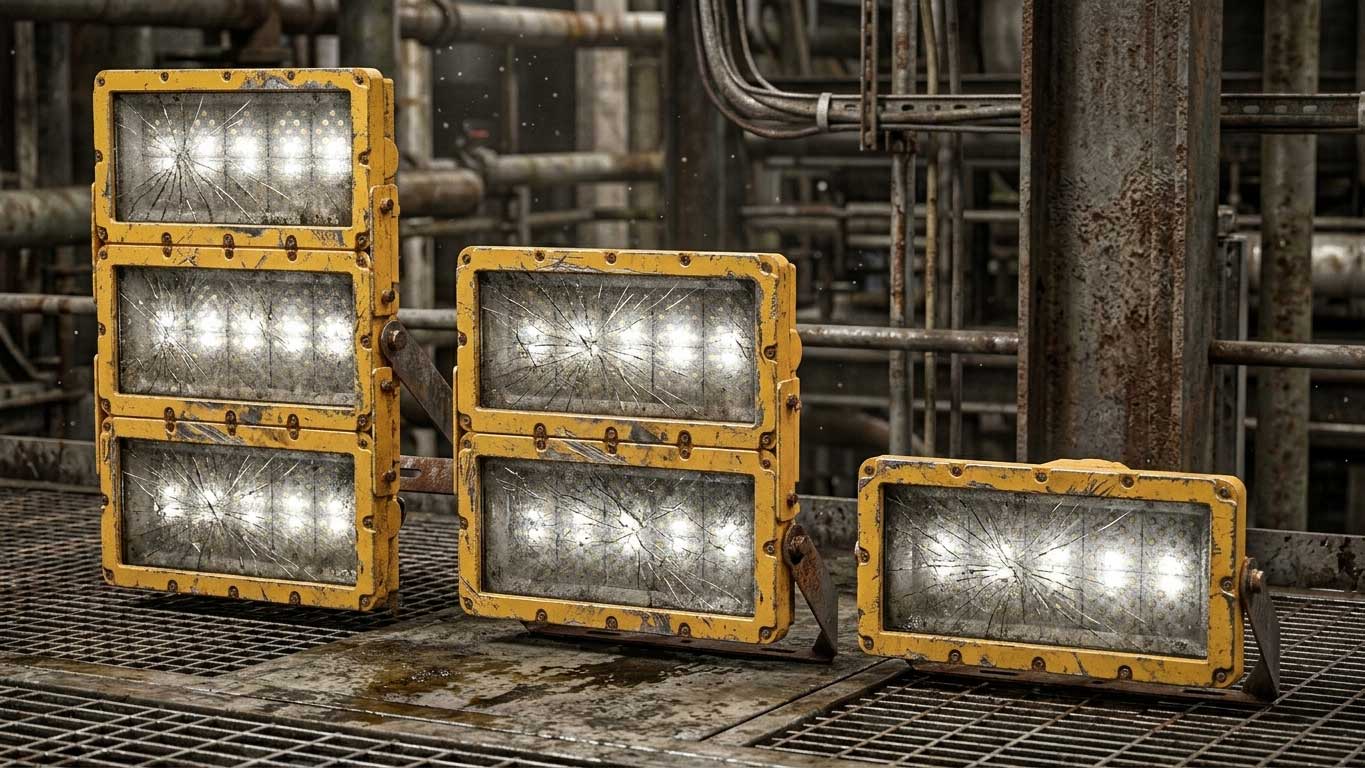 How to open an explosion proof light fixture?（images 3）