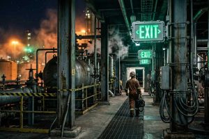 How to test explosion proof LED exit light?