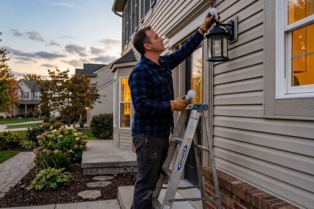 How to Change Outdoor LED Light Bulb?