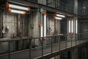 What is an explosion-proof fluorescent light fi...