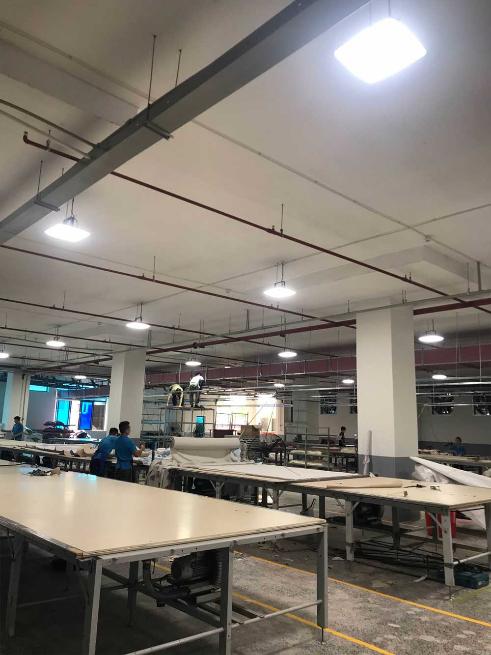 SEEKINGLED GSL Canopy Lights Ship to Belgium Food Plant（images 4）