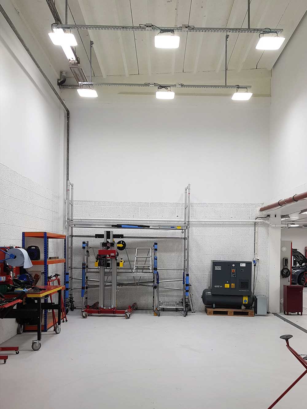 SEEKINGLED GSL Canopy Lights Ship to Belgium Food Plant（images 5）