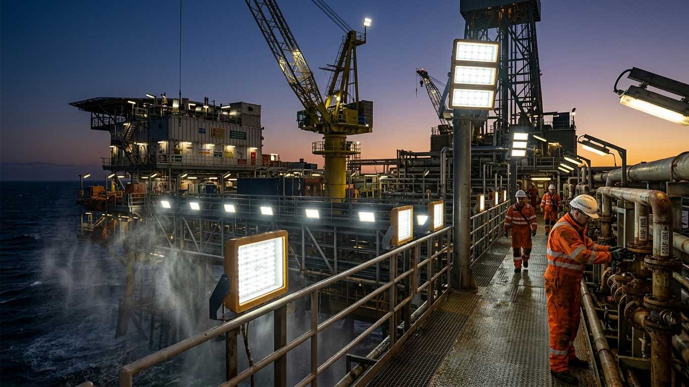 Explosion-Proof Flood Lights for Hazardous Industrial Environments 1 1gfdshgksjhgdfhgf