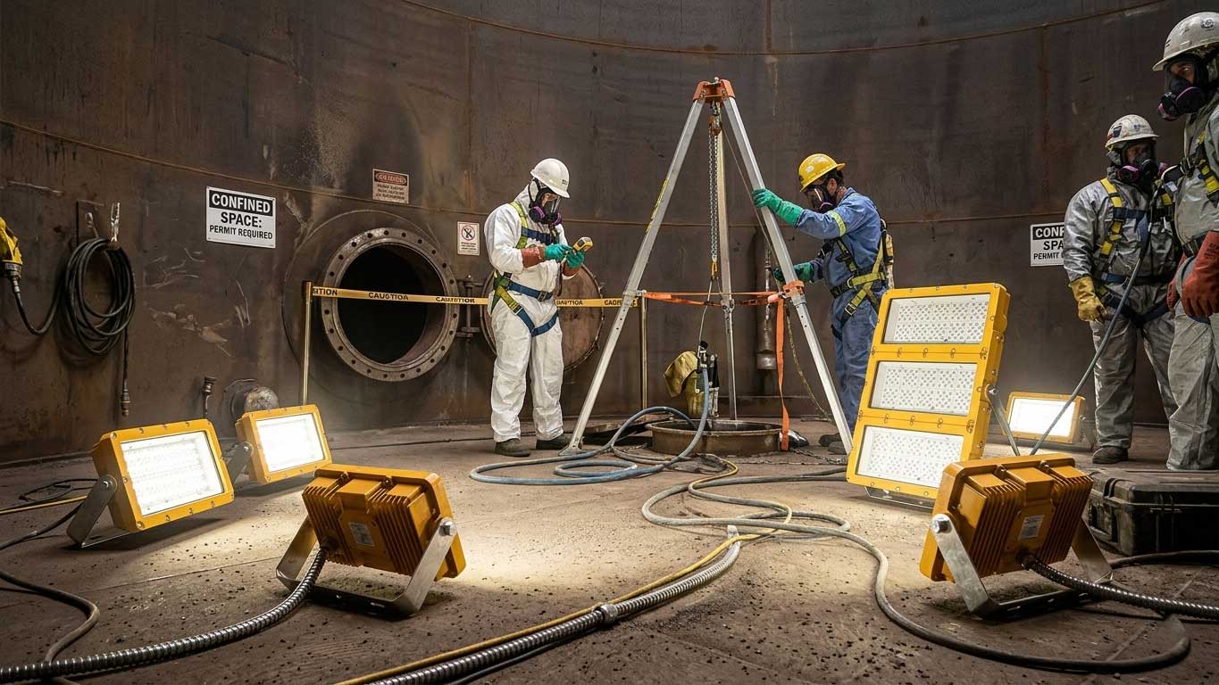 Explosion Proof Temporary Lighting: Safe Illumination for Hazardous Worksites 2 2ghfshgjfdhsgfd
