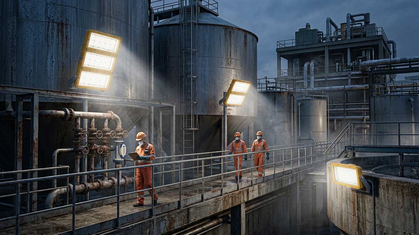 Where is hazardous area LED lighting used? 3 3gfdsagfdsahgfds