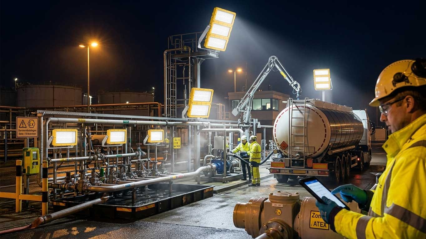 ATEX Zone 1 Floodlight For Hazardous Industrial Areas 1 1fdshagjfdsakhgfd