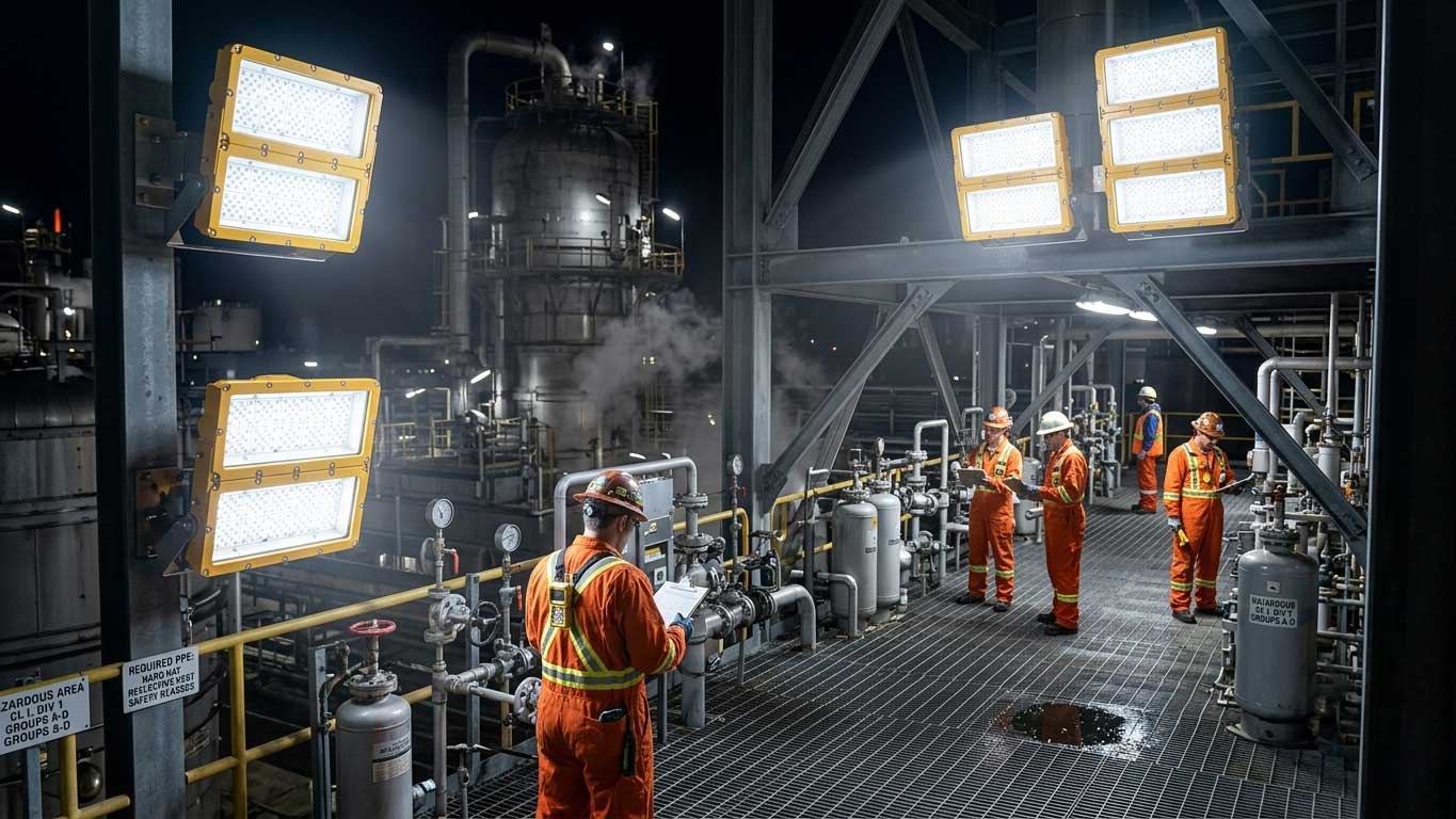 100W LED Explosion Proof Flood Light for Hazardous Industrial Applications 3 3gdkjsahgkfdshgfds