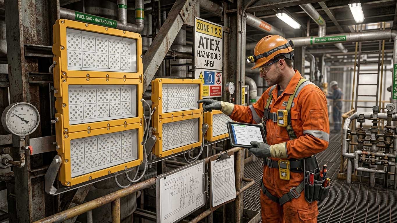 What is hazardous area – zone 1 & 2 atex lighting? 3 3hfdsajhgfdsjghf