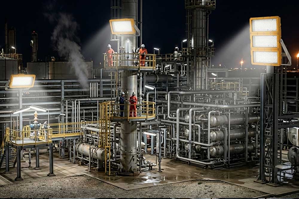 ATEX Zone 1 Floodlight For Hazardous Industrial...