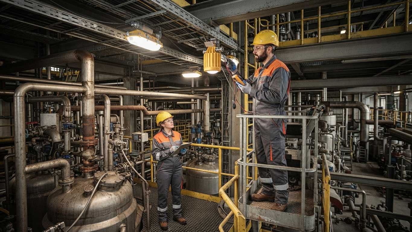 What is hazardous area bay lighting? 2 2gfdahfdas