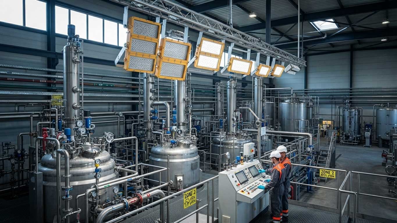 Zone 2 ATEX Lighting for Hazardous Area Industrial Applications 2 2gfdskhgfdhgf