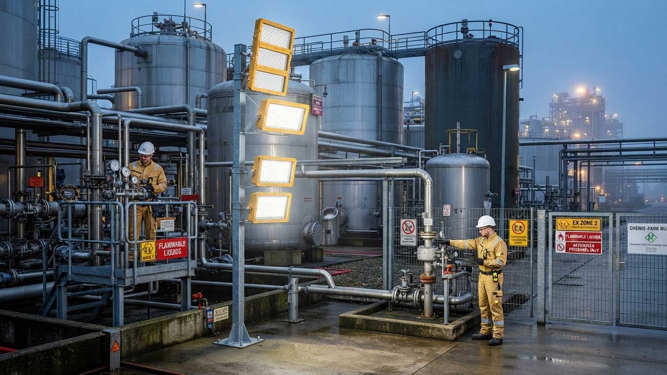 atex zone 2 lighting for Areas with Occasional Explosive Gas Risk 3 3gfdsjhfdjfs