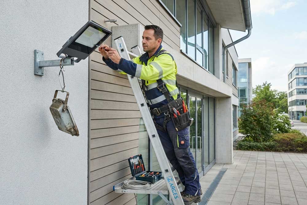 How to Replace Floodlight?