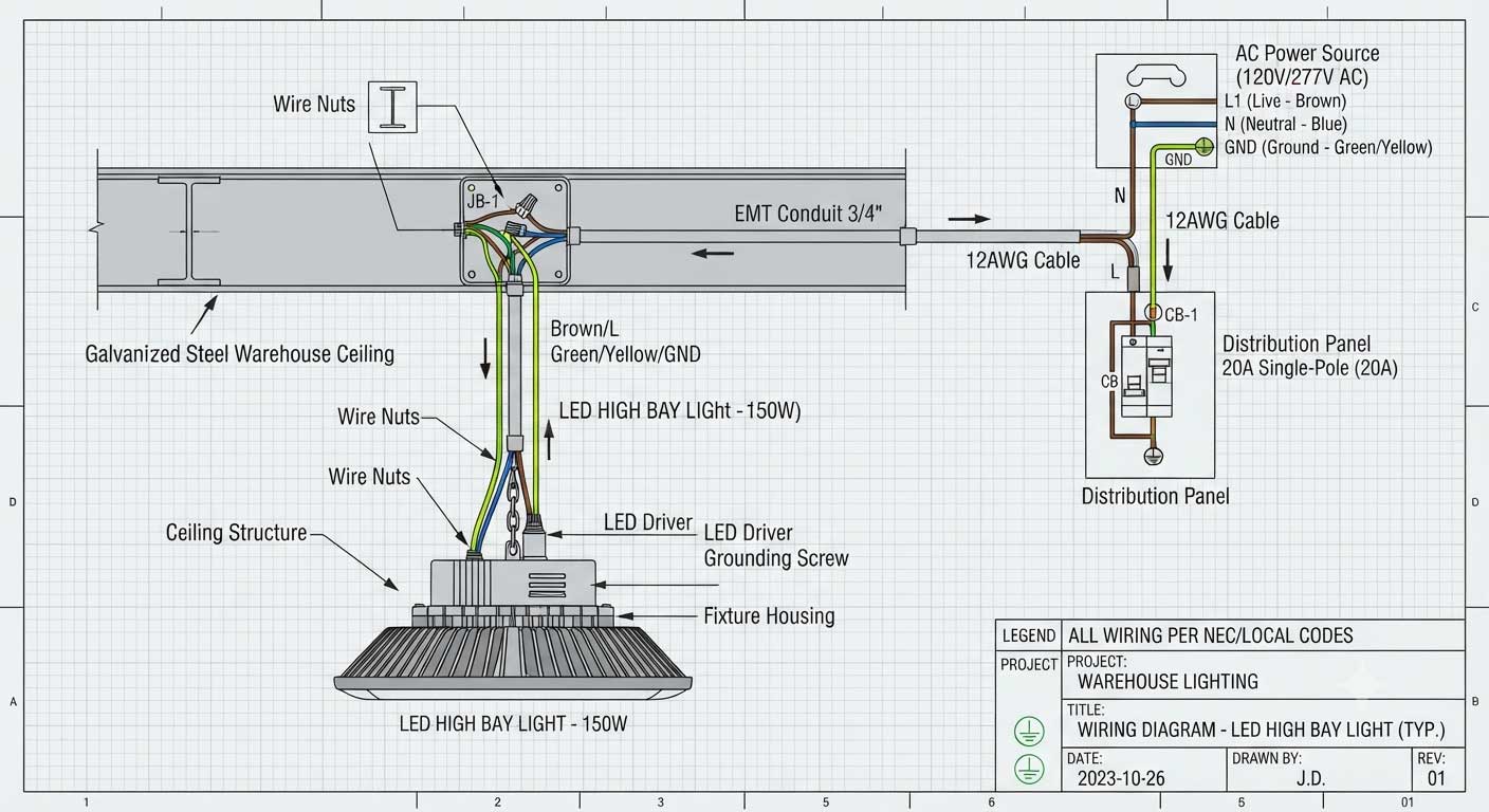 How to Wire High Bay Lights? 1 1gfdshfdshfds
