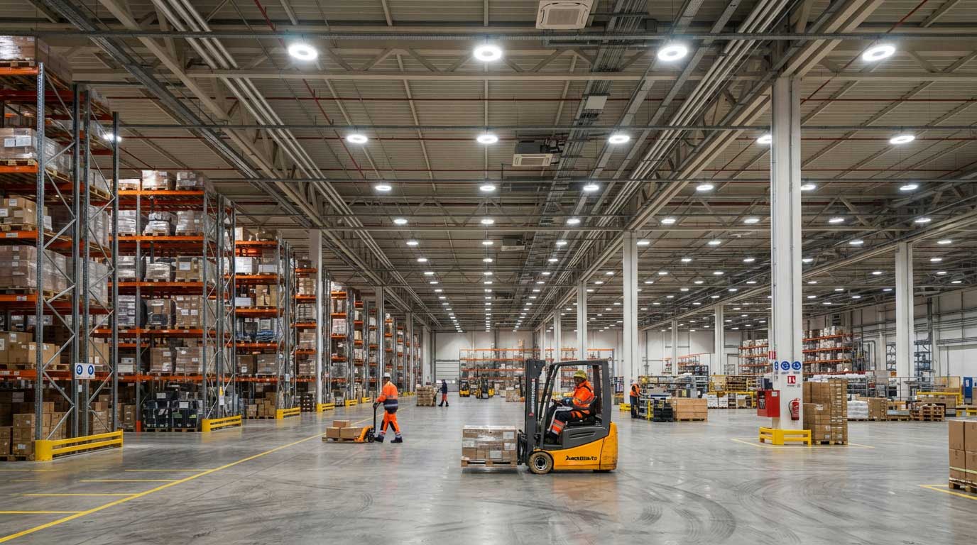 How Far to Space High Bay LED Lights? 1 1gfdshgfdjhgf