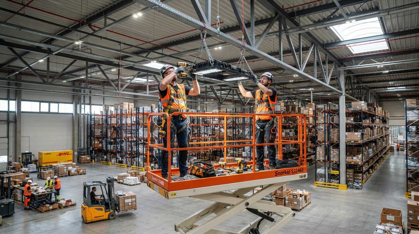 how to hang high bay lights? 1 1gfdshgfjhgfdjf