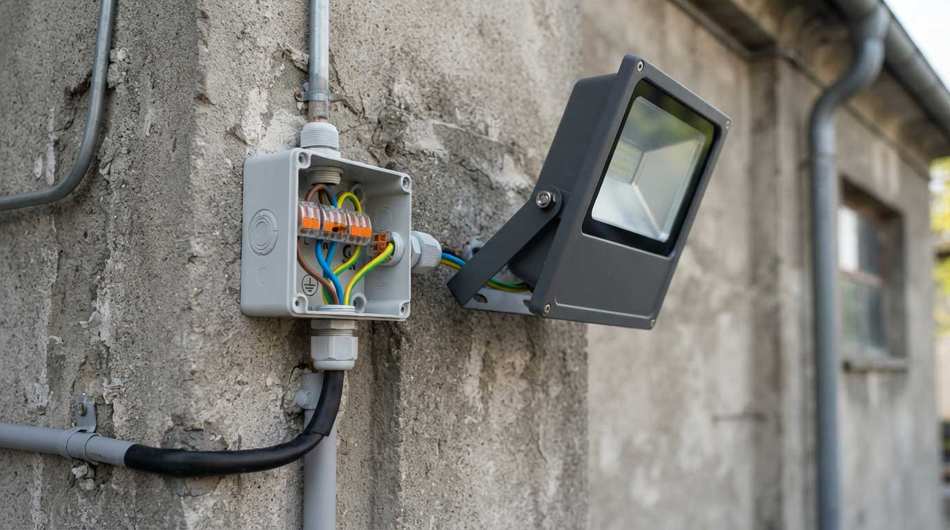 how to connect flood light? 1 1fdshghfdshs