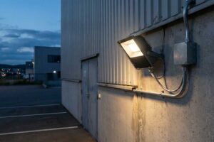 how to wire flood lights?