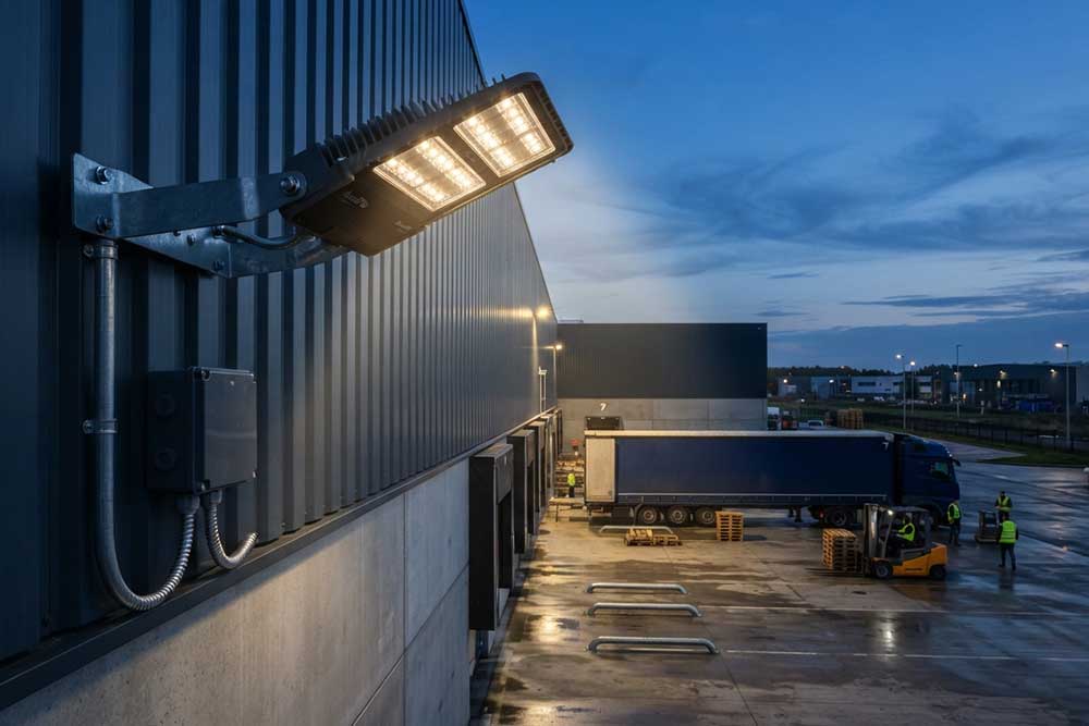 how to connect flood light?