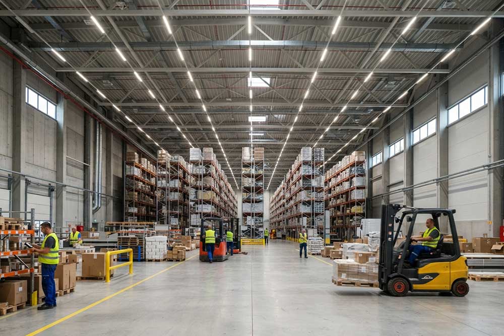 how much power does a high bay light use?