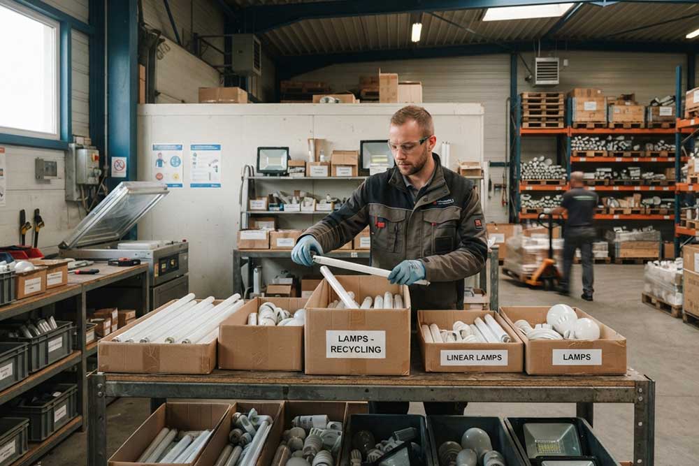 how to dispose of flood light bulbs?