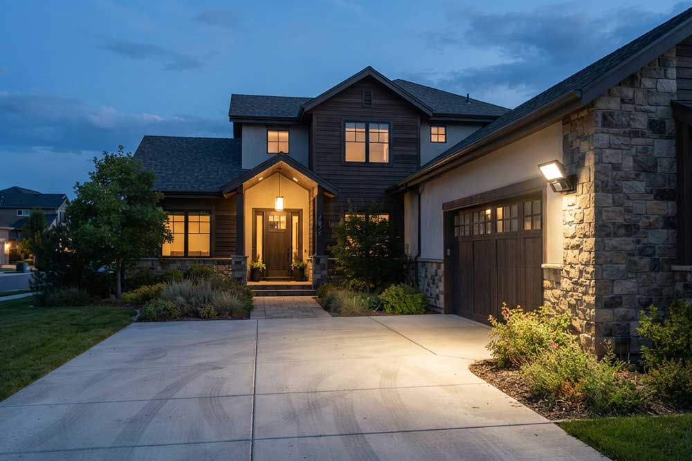 how to install exterior flood light?