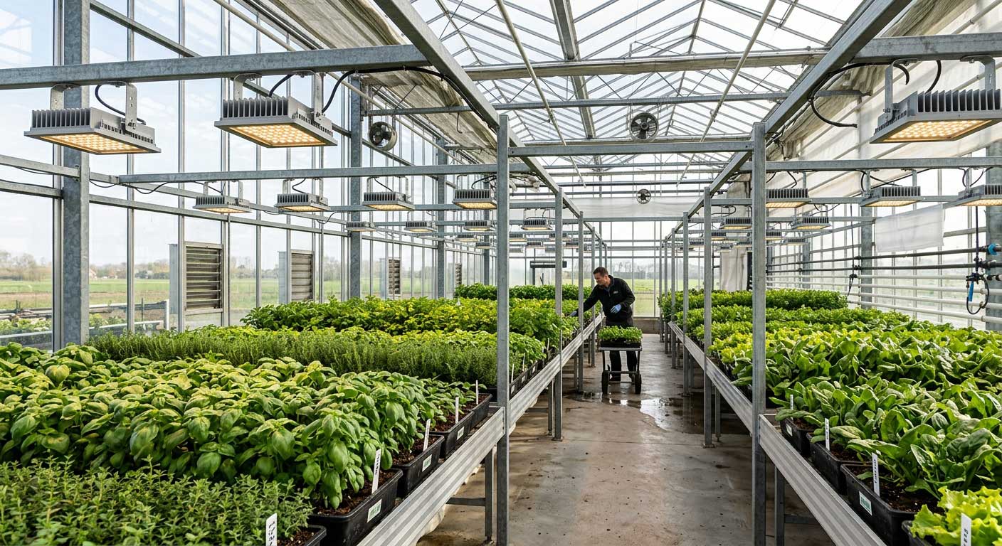 can i use flood lights to grow plants? 1 LED Flood Light Used for Supplemental Plant Lighting