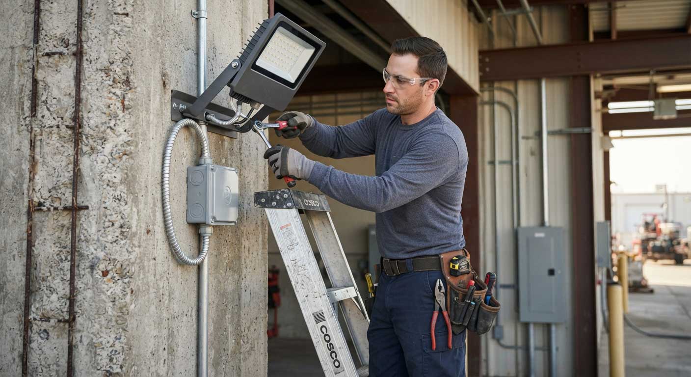 how to install outdoor flood lights? 1 Outdoor LED Flood Light Wiring and Mounting 1