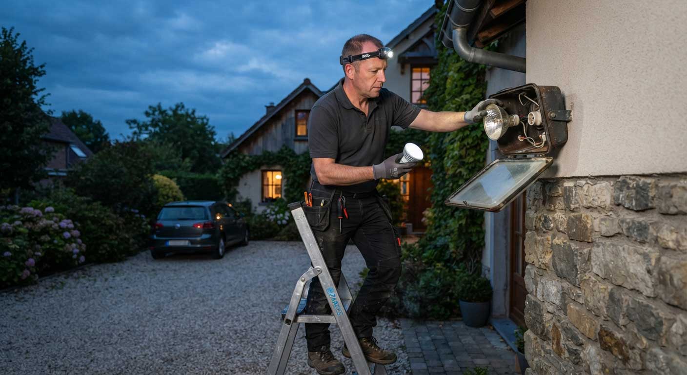 how to change a flood light bulb? 1 Replacing a Flood Light Bulb Safely 1