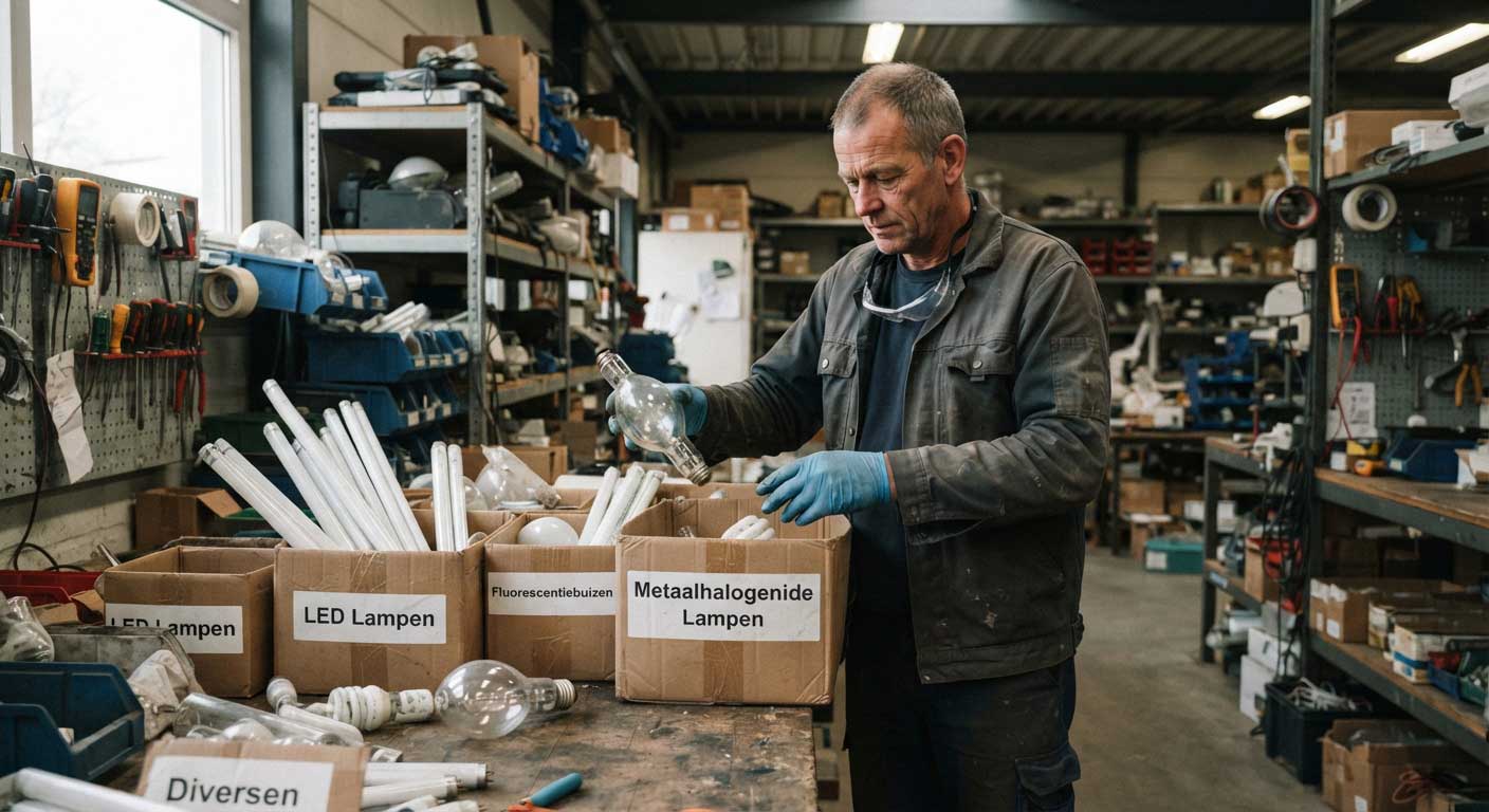 how to dispose of flood light bulbs? 1 Sorting Old Flood Light Bulbs for Recycling 1