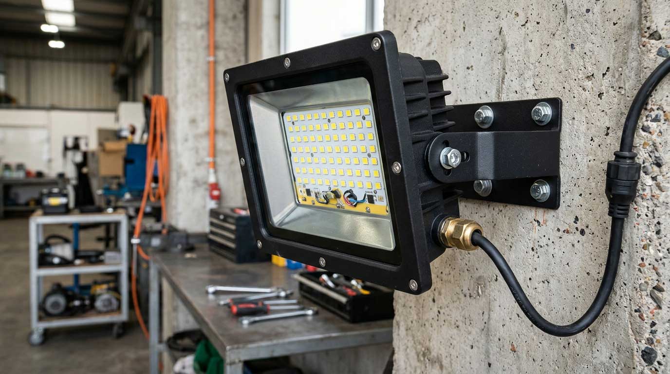 how bright is 10000 lumens flood light? 2 High Output LED Flood Light for Commercial Applications