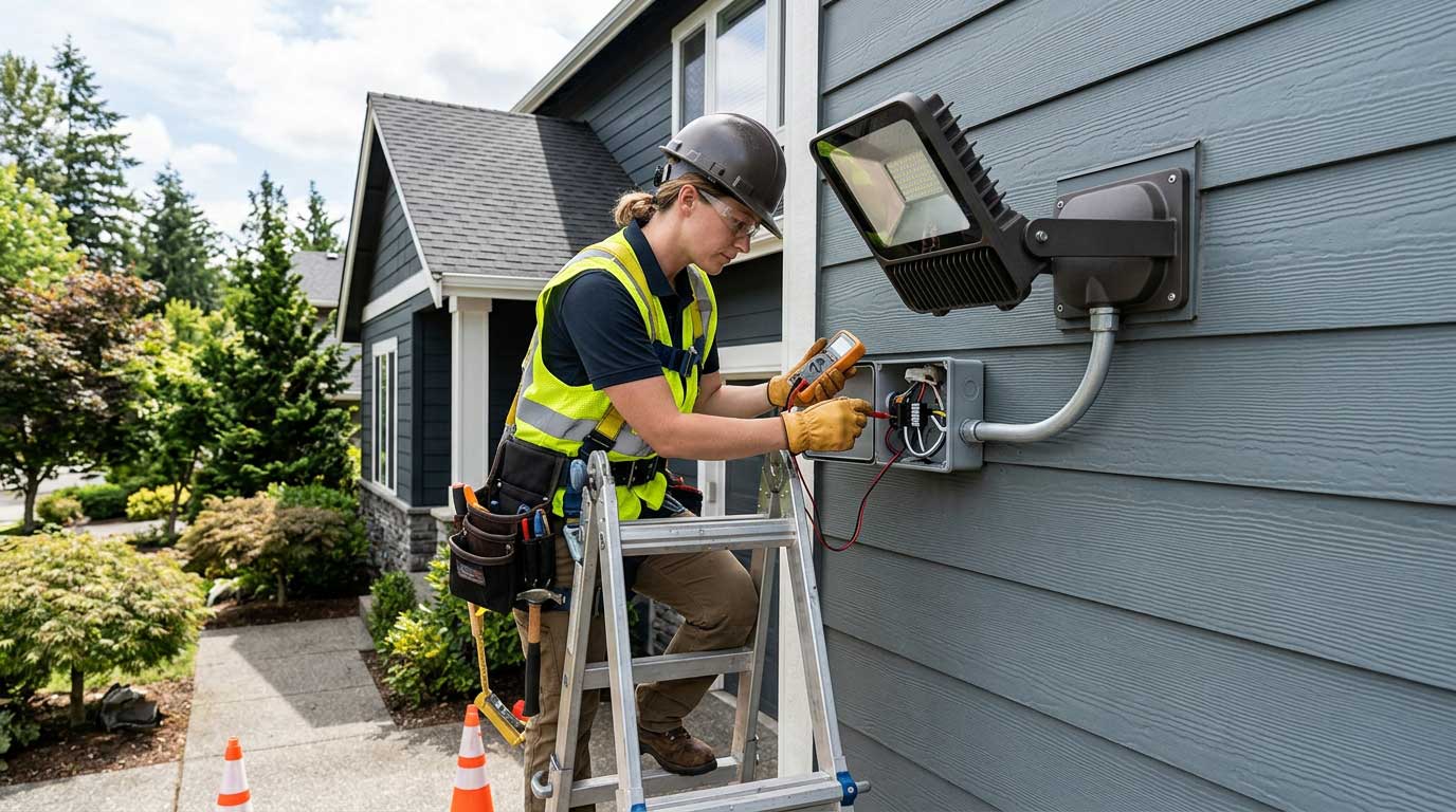 do ring flood lights burn out? 2 Outdoor LED Floodlight Inspection and Replacement