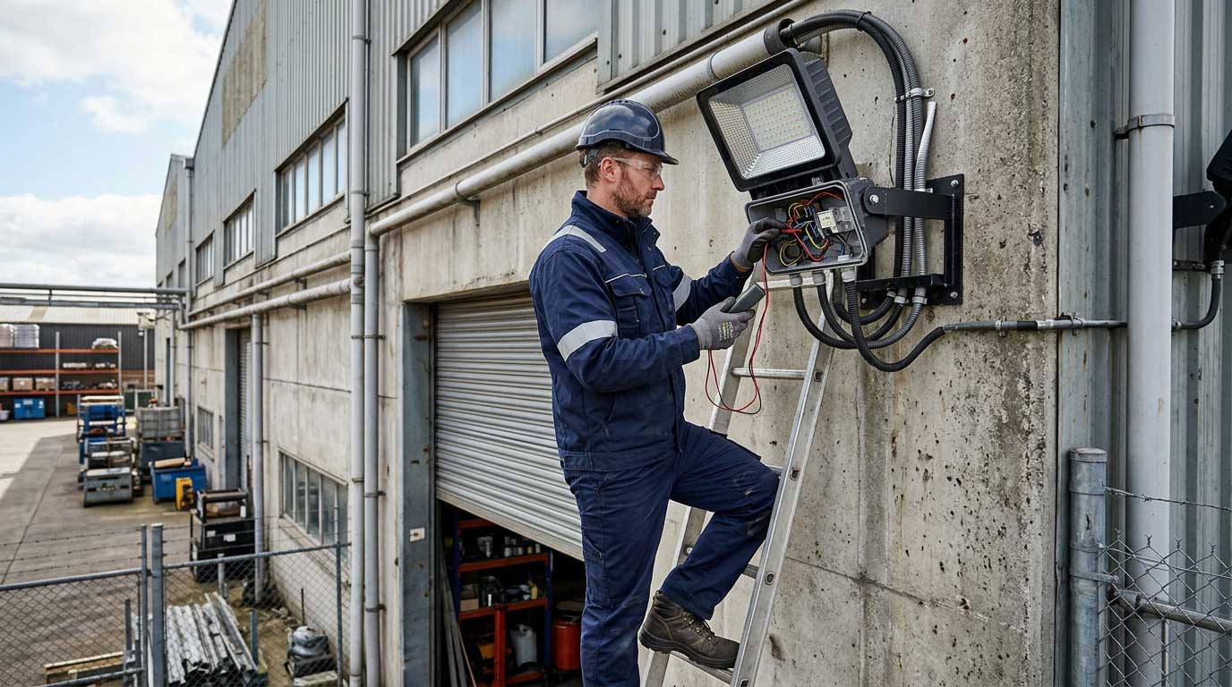 Do Flood Lights Get Hot? 2 Safe Inspection of an Outdoor LED Floodlight